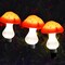 Solar Mushroom Fairy String Lights 6 LED Outdoor Garden Decor Yard Pathway Lamp